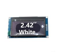 Helilyco 2.42" for oled Module 128x64 for Arduino for raspberry Pi 2.42"(4-pin white)