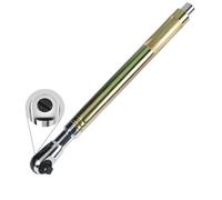 Helilyco 2-in-1 Automatic Hand Wrench Extender Tool,High Torque 37-74 lb-ft,Slim 1.57" Design for Tight Spaces,Quick Change 3 8 1 2 1 4 Driver Heads,Non-Slip Silicone Grip,Chrome Steel Construction