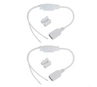 Helilyco 2 Pack AC 220V to DC 5V USB Power Adapter | Stable 5V/1A Output, Overload & Short Circuit Protection, Efficient Low-heat Conversion, Plastic & Metal Build, 30cm Cable
