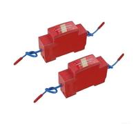 Helilyco 2 Pack Automatic Aerosol Fire Extinguishing Device (40g) | Automatic Fire Suppression System 170°C, Dual Nozzle Fire Extinguisher, DIN Rail Mount, 10-Year Life Fire Safety Device