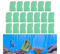 Helilyco 20PCS Aquarium Filter Cotton for Fluval 306/307/406/407 Phosphate and Ammonia Removal Pads for Freshwater and Saltwater Fish Tank Filters
