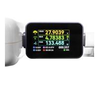 Helilyco 240W USB-C Power Detection Instrument with Real-Time Voltage Current Monitoring for Charging Analysis 1.14-Inch Color IPS Screen Compact Design