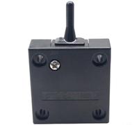 Helilyco 250V AC Mechanical Push Button Switch with for Auto Reset Cupboard for Door Lights, High Cycle Life, Screw Terminal, Black(Black)