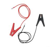 Helilyco 2PCS Electric Fence Wire Crocodile Clip for Battery Charging Voltage Tester Electrical Engineering with 100A 95mm 12-24V For Alligator Clamp Connector