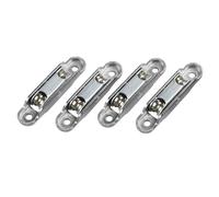 Helilyco 4 Pack for Stainless Steel Sliding for Door Roller Window Track, 304 Metal Frame Wheel with Ball Bearings, Self-Adjusting 15-16mm Groove