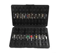 Helilyco 41 PCS Terminal Removal Tool Kit, Wire Terminal Puller Tools for Car Wiring Harness Repair, Push Pull Pin Extractor(Black)
