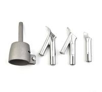 Helilyco 4Pcs 5mm Plastic Welder Tips Hot Air, Alloy Nozzles for Round Triangular Tacking PVC Vinyl Sheet Repair(32mm)