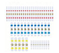Helilyco 500PCS Heat Shrink Solder Connectors with Waterproof Seal Insulated Wire Connectors Kit for Automotive Marine Use Red Blue White Yellow Black