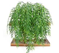 Helilyco 52cm Artificial for Plastic Green Wall Panel Faux for Leaf Hanging Vine Home Office Wedding Decoration