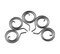 Helilyco 5PCS Door Lock Spring, Door Lock Return Spring for Household Security Door Lock Hardware Repair, High Strength Steel Reset Spring Replacement Parts(FMTB-MSB)