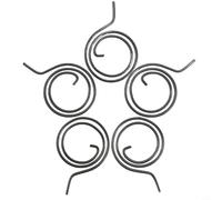 Helilyco 5PCS Door Lock Spring, Door Lock Return Spring for Household Security Door Lock Hardware Repair, High Strength Steel Reset Spring Replacement Parts(FMTB-MSC)