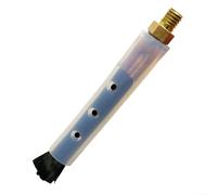 Helilyco 6/8/10mm Copper Head Welding Brush Seam Bead Joint Cleaning, Wire Wheel for Stainless Steel MIG TIG Spot Welds Polishing(8mm)