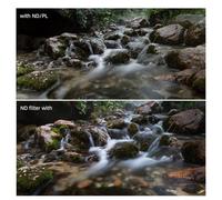 Helilyco 6-Piece Filter Kit for INSTA360 GO Ultra with 1/4 Black Soft CPL ND8 ND16 ND32 ND64 Optical Glass Filters for Enhanced Creativity and Flexibility