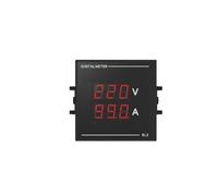 Helilyco 6L2 Digital Display Voltage and Current for Dual Display Meter, for Red and Green LED AC 50-500V, 80 * 80 * 39mm, Compatible with 76 * 76mm Panel Opening