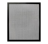 Helilyco 6PC Reusable BBQ Mat Mesh Grid, Heat Resistant Non- Grill Mat Gas Charcoal Grills and Oven, 30 x 40 cm, Silver