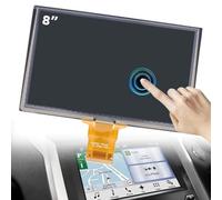 Helilyco 8" LCD Radio for Ford Explorer F150 F250 F350 2013-2015, Compatible with LQ080Y5DZ05, Touch Screen Display, Black