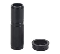 Helilyco Adjustable 1-150X Zoom C-Mount Lens for VGA USB Video Microscope with 35mm Adapter, Black