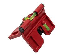 Helilyco Adjustable Post Level with Strap for Horizontal and Vertical Measurement 3 Vials Portable for Fence Pipe and Metal or Wooden Posts