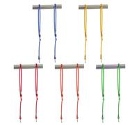Helilyco Adjustable Swing Extension Ropes 2 Pieces 433-709 Inch Outdoor Replacement Straps with Buckles Tree Swings and Play Sets for Orange