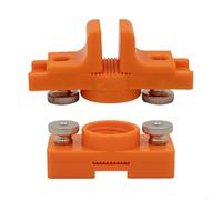 Helilyco Adjustable Woodworking Edge Banding Glue Applicator Tool 10-50 mm with Customizable Width for Accurate Panel Glue Application Orange Single Unit(A+B)