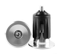 Helilyco Aluminium Alloy for Bicycle Handlebar End 22-24mm Road MTB for Bars, Lightweight Hand Grips Bar Ends, Black(green)