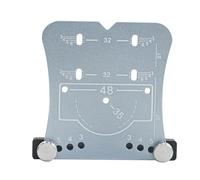 Helilyco Aluminum Cabinet Door Hinge Jig 35mm for Concealed Hinges Anodized Alignment Template Tool with 3-6mm Offset Compatibility Red Silver