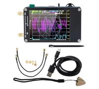 Helilyco Antenna Analyzer for Nanovna 10kHz-1.5GHz, Vector Network Analyzer Kit with 2.8-inch TFT Display, 400mAh Battery, SMA Cables, Compatible with HF/VHF/UHF/SWB