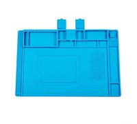 Helilyco Anti-Static Repair Pad 45x30cm Non-Slip Silicone | High heat resistance up to for 500c, protects workbench, safe for direct iron for contact, 45x30cm size
