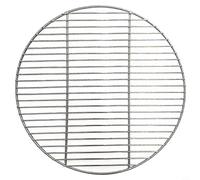 Helilyco BBQ Mat Mesh, Easy to Clean Campfire BBQ Round Stainless Steel BBQ Grill Pan for Campfire and Outdoor Picnic, Sturdy Cooking Grid Replacement(43cm)