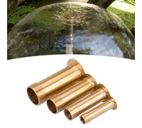Helilyco Brass Bell Fountain Nozzle Mushroom for Water Spray Sprinkler Garden Pond Outdoor Decor