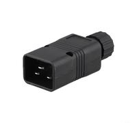 Helilyco C20 To C19 Adapter IEC 60320 C20 Socket 16A Power Inlet Connector(A)
