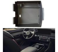 Helilyco Car Center Console Armrest Storage Box Organizer for Tucson 2025-2026, Black ABS Interior Accessory