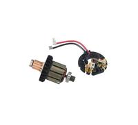 Helilyco Carbon Brush Holder and Armature for Makita DDF482RME, HP482D, DHP482 Series - Replacement Part 619380-9 619583-5, Black