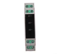 Helilyco Compact Digital Ammeter 90x65mm for Industrial | DIN rail mount, three-phase monitoring, LED digital readout, space-saving design, industrial use