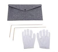 Helilyco Copper Dowsing Rods,Divination Pendulum Kit,for Water Finding Tools(5pcs)