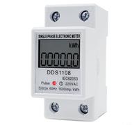 Helilyco DDS1108 2P Single Phase Energy Meter With LCD Display And Non-Volatile Memory AC 220V 60A For Accurate Billing