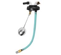 Helilyco DN150 IBC for Tank Cover with Hose Connector Ventilation, for Water Tanks Rainwater Collection, for Black