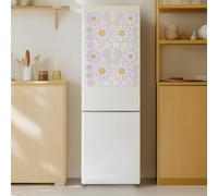 Helilyco Double Sided White Daisy Window Clings 82 Pack Spring Flower Stickers Home Glass Decor Reusable PVC Decals No Apply