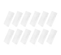 Helilyco Electric Panel Slot Covers Fuse Box, Modular Hole Covers Compatible with Hager for schneider, ABS Plastic Safety Blanks DIN Rail Distribution Board, White (12 Pack)