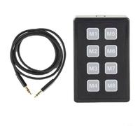 Helilyco External Keyboard IC-705 IC-7300 IC-9700 IC-7610 with 35mm Data Cable for Black