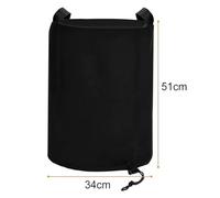 Helilyco Firewood Kindling Splitter Cover, 600D Oxford Fabric, Weather for Protection with Drawstring, Manual Log Splitter, for Black