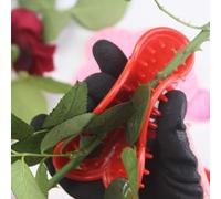 Helilyco Flower Thorn Remover Tool, for Soft Stem Stripper for Leaf and Burr Removal, DIY Gardening Gadget Roses and Floral Arrangements, Dark Green