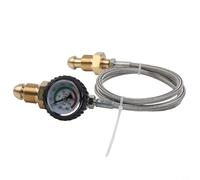 Helilyco for argon Cylinder Refill Hose,BS 341 No 3 Adapter,G 5 8 RH Connection(Style 1)