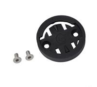 Helilyco for Bicycle Computer Mount Adapter for Wahoo for Bryton for Cateye, Stopwatch Insert Kit, Lightweight ABS Base, Black(G)