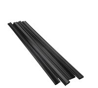 Helilyco for Black PE for Flat Coping Strips Above Ground Pool Overlap Liners, 24 Inch Smooth Protector, 38 Count Replacement Kit