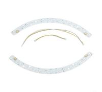 Helilyco for Dual Color 48W Curved LED Light Strip Ceiling Fan, Lens Technology Uniform Illumination, Magnetic Easy Install Indoor Source(Light strip)