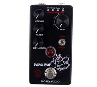 Helilyco for MOSKY King Fuzz Distortion Effect Pedal, Classic Fuzz Tone Effect for Electric Guitar, Vintage Rock Guitar Effects