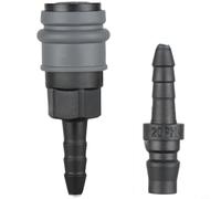 Helilyco for Plastic Steel -Type Quick for Connect Air Hose Fitting 12" | High-strength Plastic, Self-locking Leak-proof Seal, -30°C To 50°C, Smooth Threading, 2 Male & 2 Female Connectors