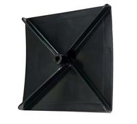 Helilyco for Replacement Sprayer Impeller Blade Agricultural Equipment, Plastic 30x22x8 cm, Black, Compatible with Various Spreaders