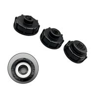 Helilyco for Water for Tank Cap S60x6 with 12 34 1 Inch Female Adapter IBC Container Tote DN40 DN50 for Black